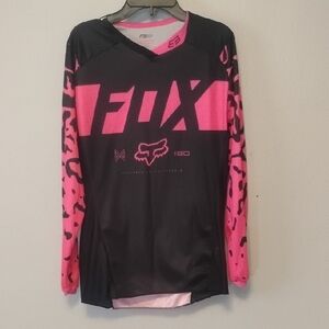 nwot fox 180 moto-x racing jersey womens s motocross shirt top
